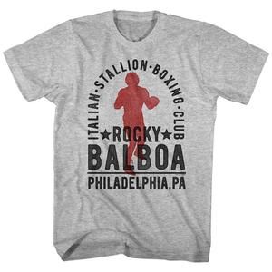 Rocky Balboa Boxing Club Gray Heather T-Shirt